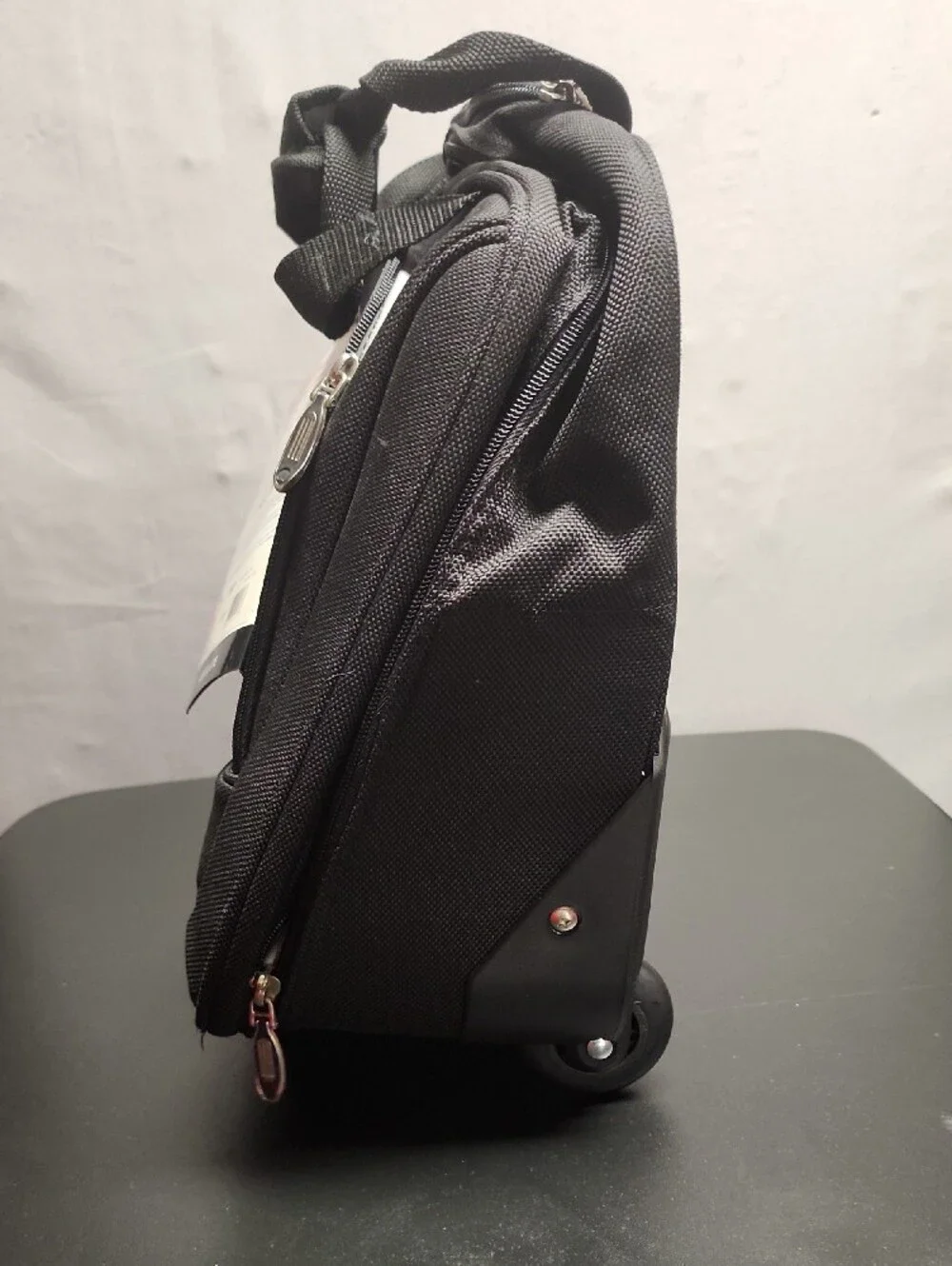 Delsey London Absoulte Black Rolling Trolly Tote
